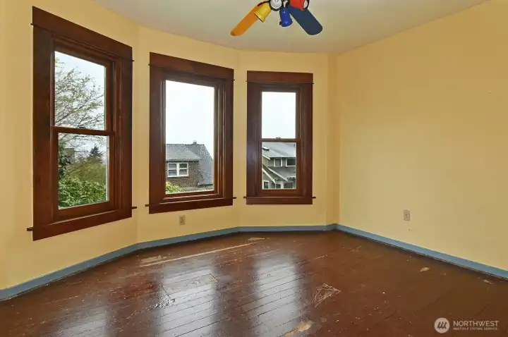Another one of the four upstairs bedrooms.