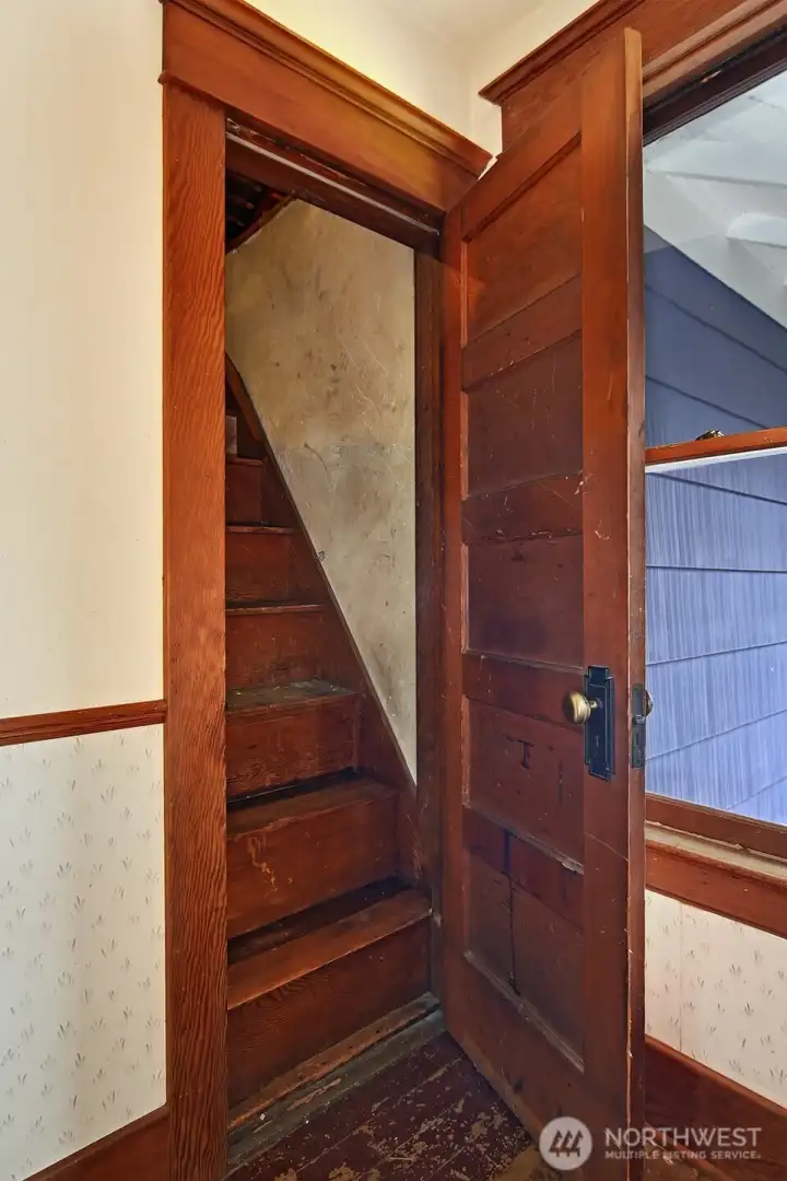 Stairs to the attic.