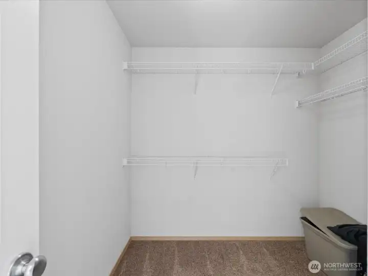 Spacious Walk-In Closet Off Primary
