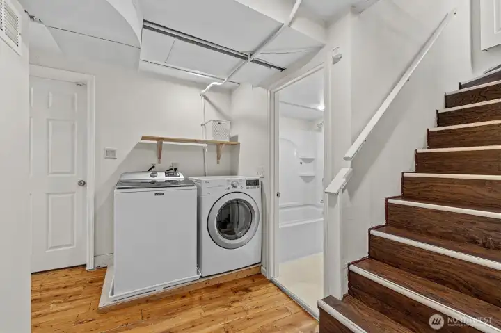 Basement - laundry unit