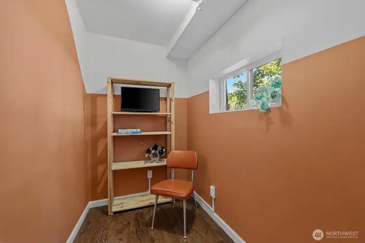 Basement - wine/reading room