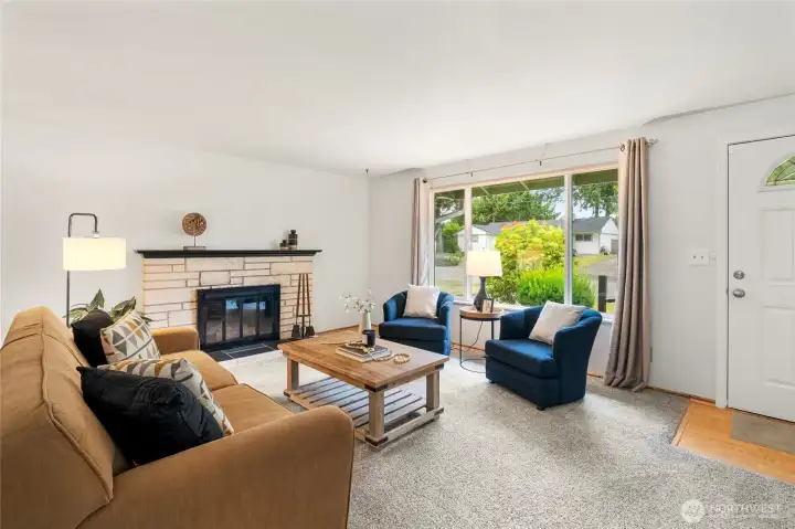 Entry into living room