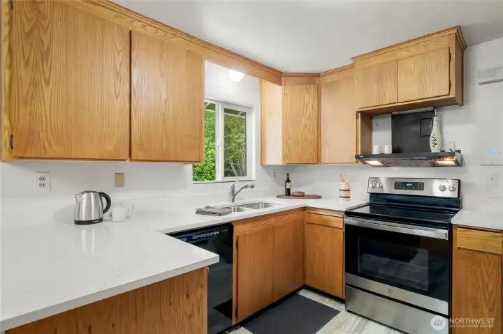 Nice quartz countertops