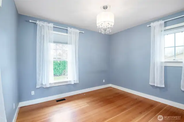 Secondary bedroom on main floor