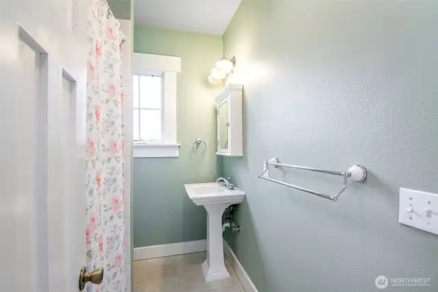 Full bath on main floor