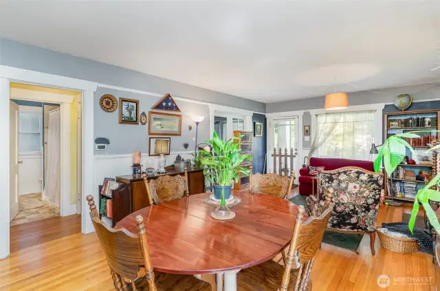 Another view of the dining area.