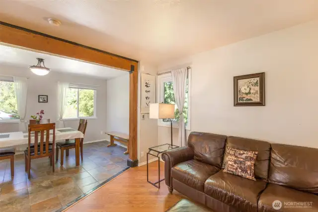 View of Dining Room from Family Room