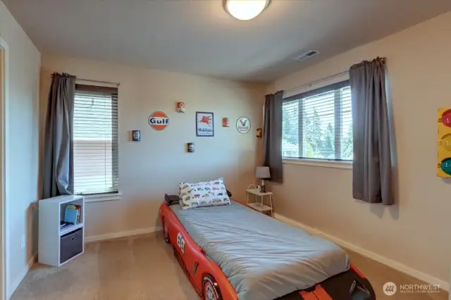 3rd bedroom also features a walk-in closet.