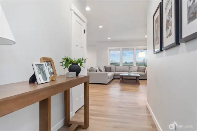 Walking in from the Front Entry.