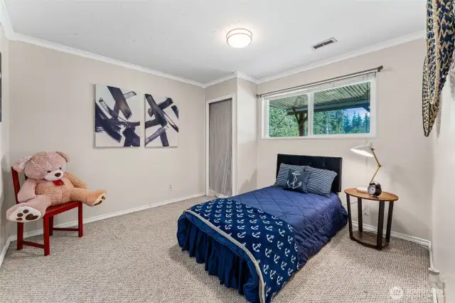 Bedroom three is downstairs