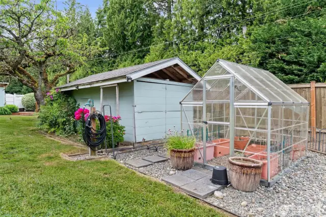 Start your garden in the beautiful greenhouse