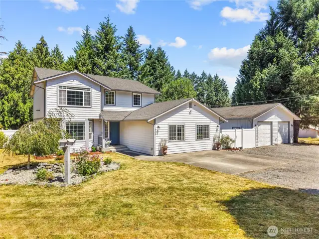Beautiful home centered on an amazing 1.29 acre property!