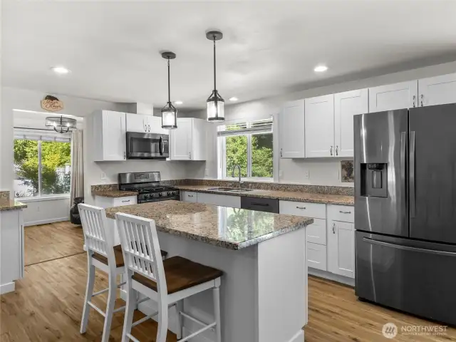 Tastefully updated kitchen