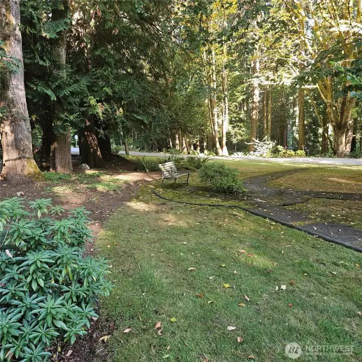 Park like setting with Heritage trees