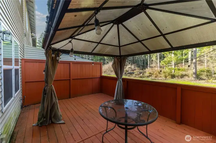 Huge Deck over looking greenbelt