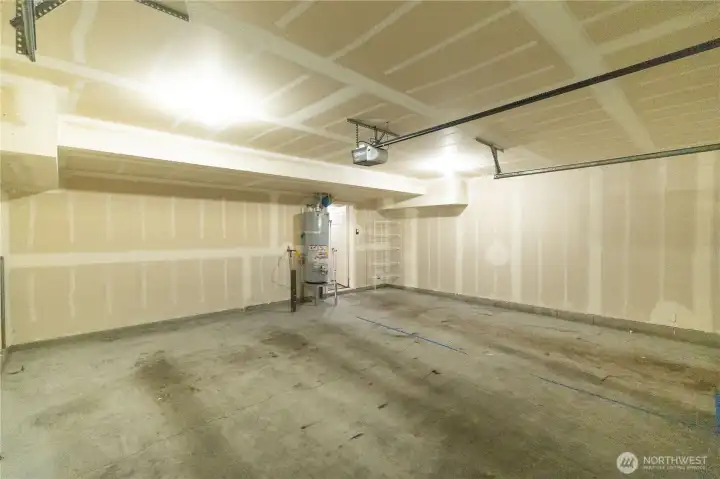 Extra large 2 car garage