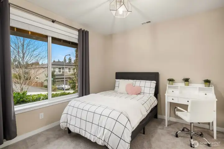 Hard to find guest suite on the main floor with attached 3/4 bath