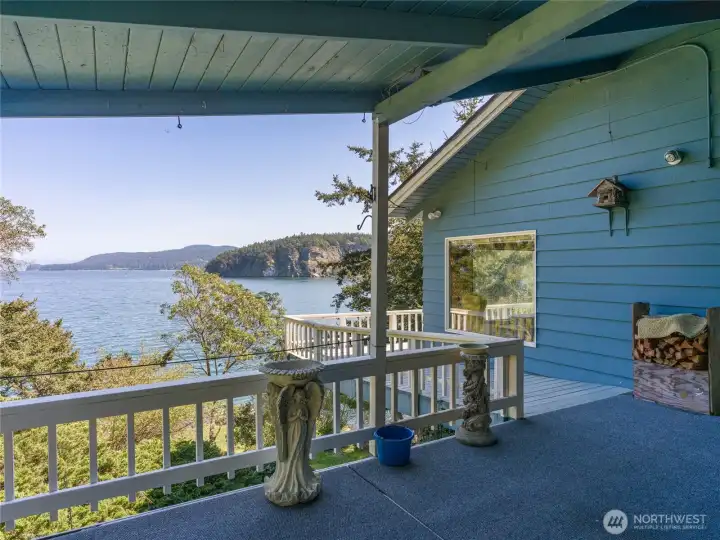 Wrap around porches and decks.