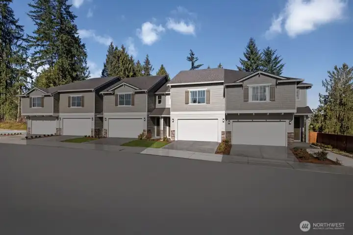 Model home exterior