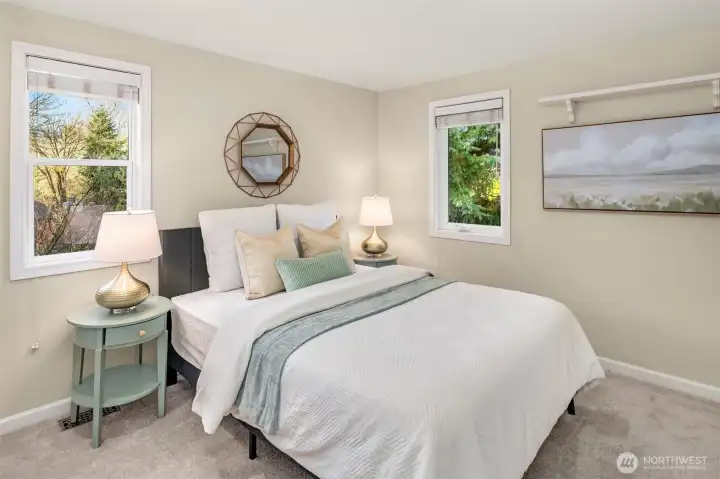 Spacious 2nd bedroom on the upper floor!