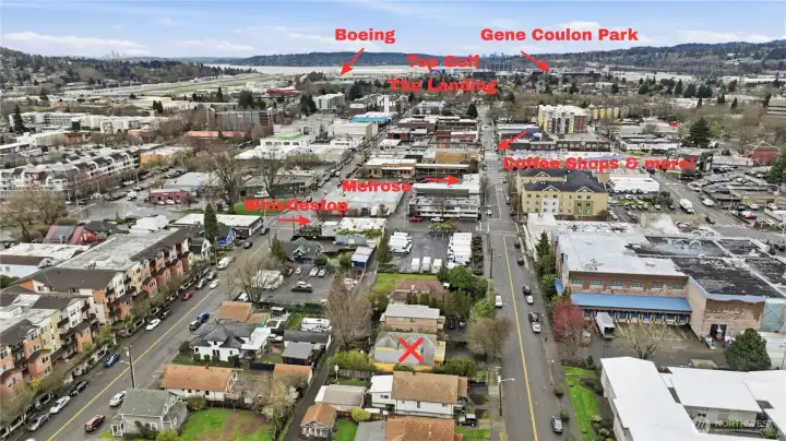 Walkscore is 93 for easy access to shopping, dining, transit, parks, and more!