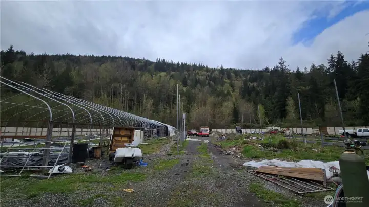 hoop house frams and good soil for you gardens