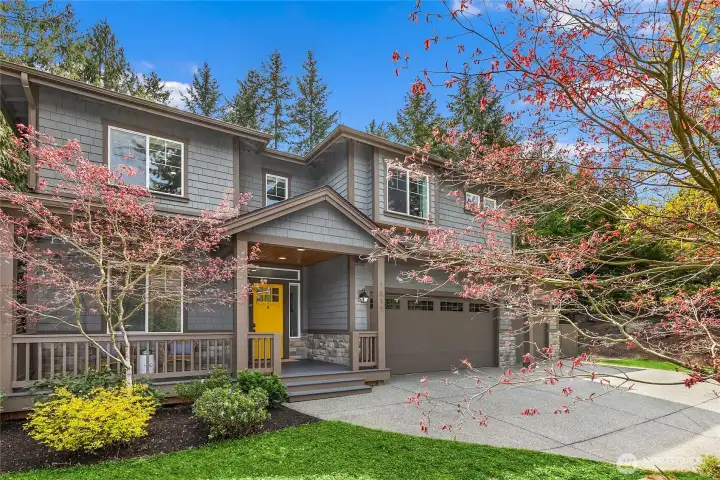 Nice off street parking and a 3-car garage.