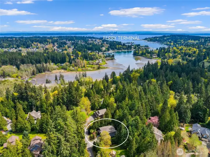 Close to the ferry for commuters.