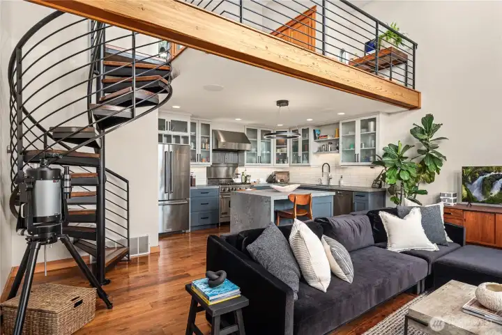 2 bedrooms - one loft style & 1.5 bathrooms 2 bedrooms - one loft style & 1.5 bathrooms