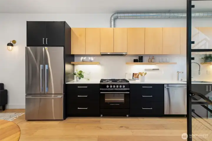 Fisher Paykel appliance package came standard in this 2020 build.