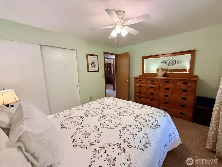 Another view of the primary bedroom.
