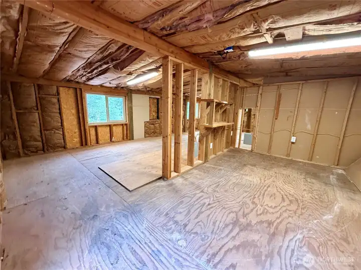 Upstairs in the shop
