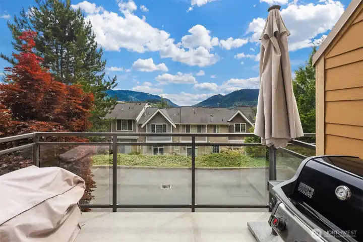 Private deck.