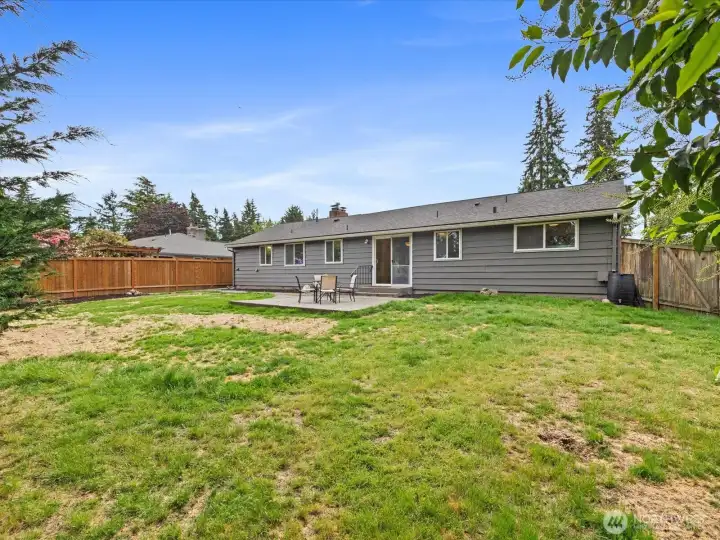 Lots of room to entertain, play and garden.
