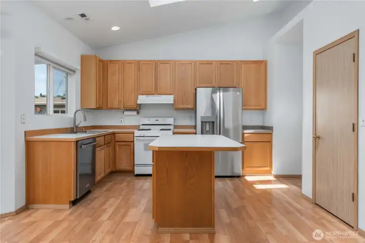 A direct shot of kitchen