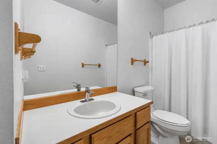 This is the second bathroom.