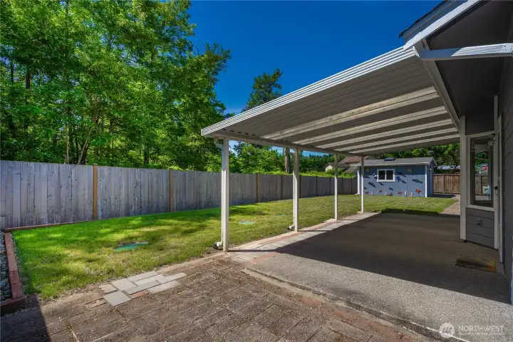 What makes this space special is teh privacy, year round utility and potential.