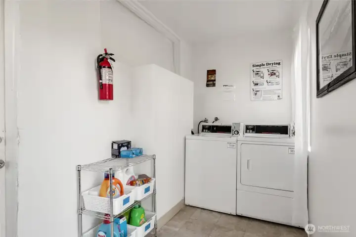 Shared laundry room