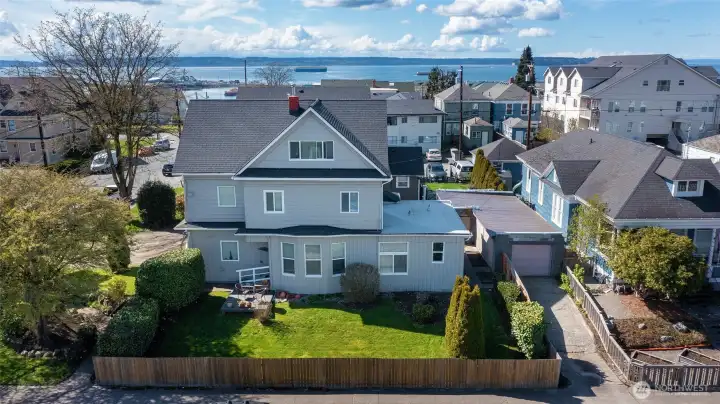 Fenced in yard space