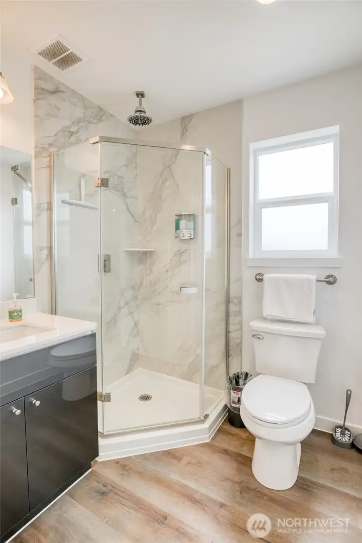 3/4 bath on the second floor 3/4 bath on the second floor