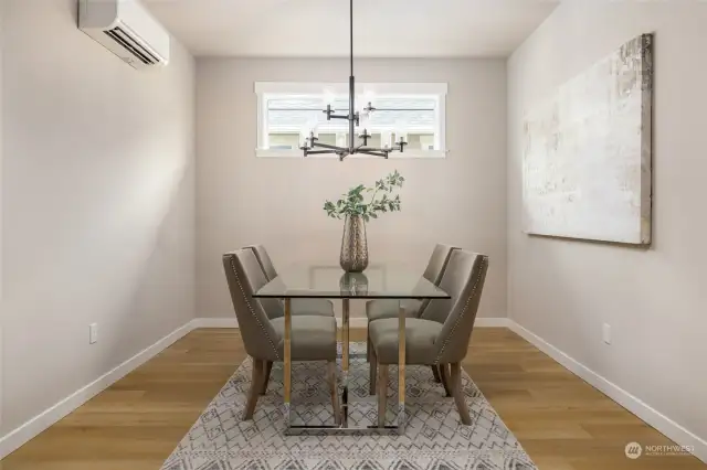 Formal dining room.