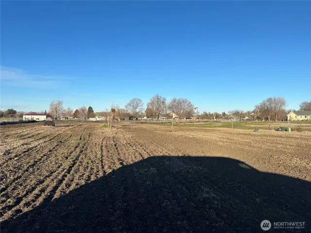 view from lot 3 looking west