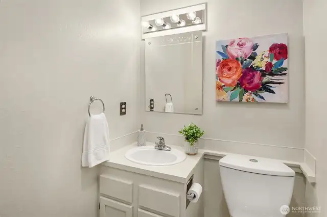 Half Bath On Main.