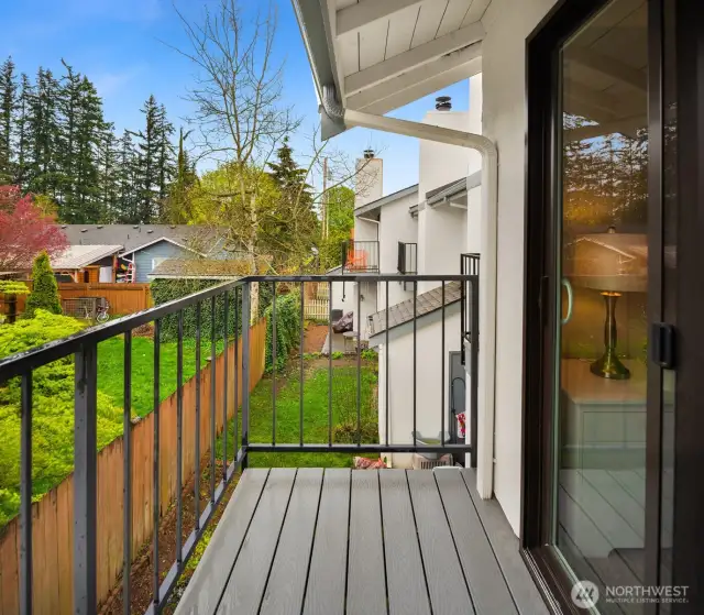 Deck Off Primary Bedroom.