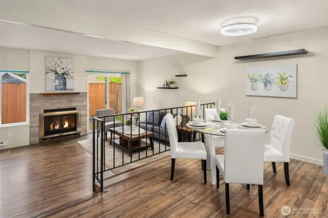 Dining Room Off Kitchen.