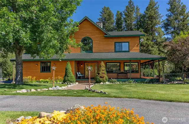 3 bedrooms and 3 bathrooms in a spacious home.