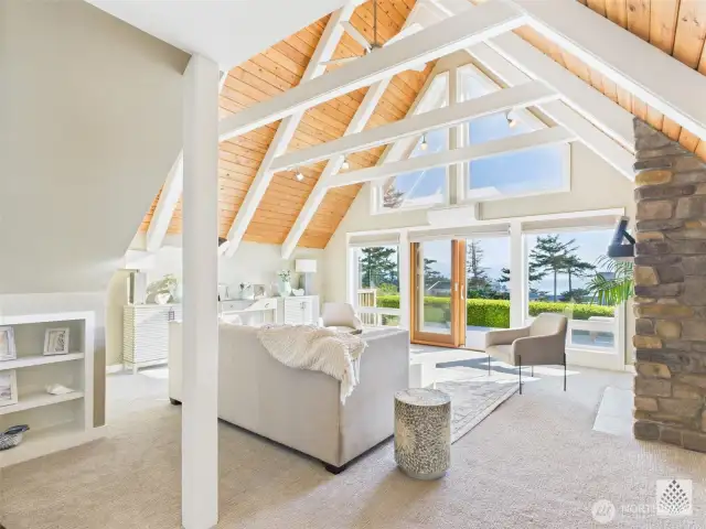 Family Room - view is from the kitchen.