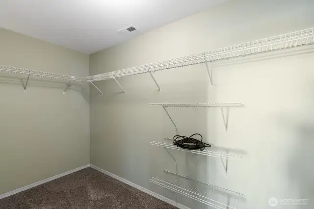 Primary Walk-in Closet