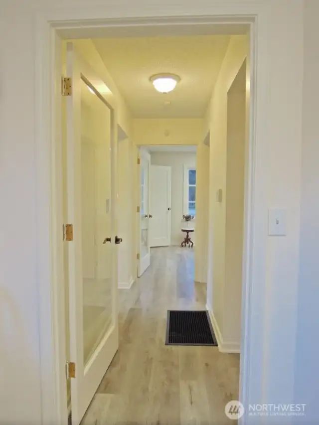 Left to office or Right to Kitchen and stairwell to lower floor