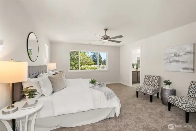 Home is under construction. Photos are of a previously built home from the same community with similar finishes that are staged. Builder reserves the right to change features, plans, prices & specifications without notice. Features vary by plan. Buyer to verify square footage.